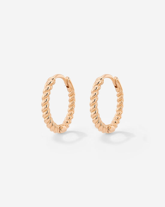Twisted Hoops Small