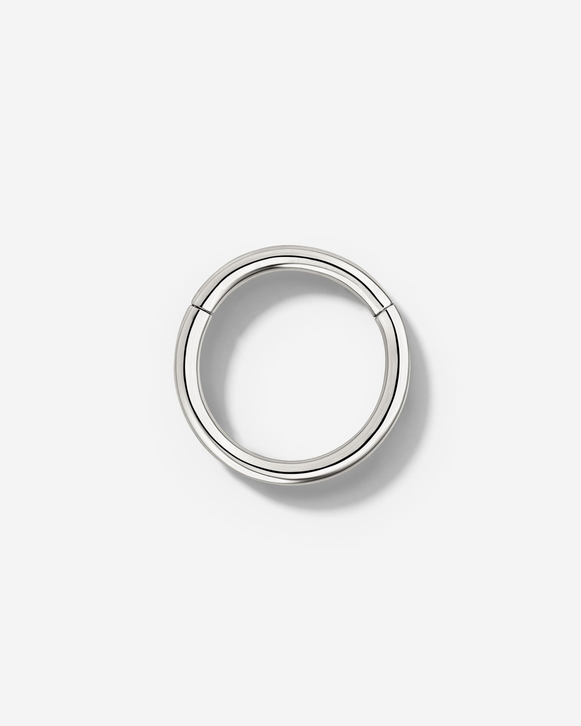 Basic Click Piercing Ring Silver