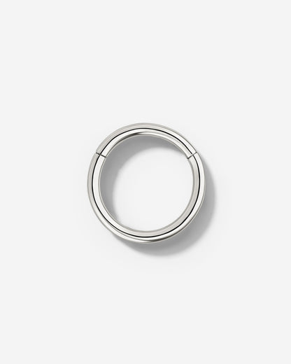 Basic Click Piercing Ring Silver