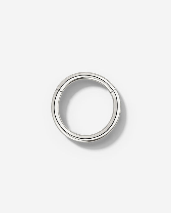 Basic Click Piercing Ring Silver