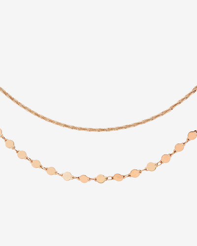 Timeless Ties Necklace Rose Gold