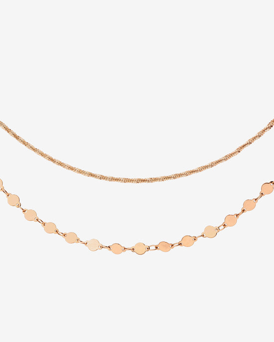 Timeless Ties Necklace Rose Gold