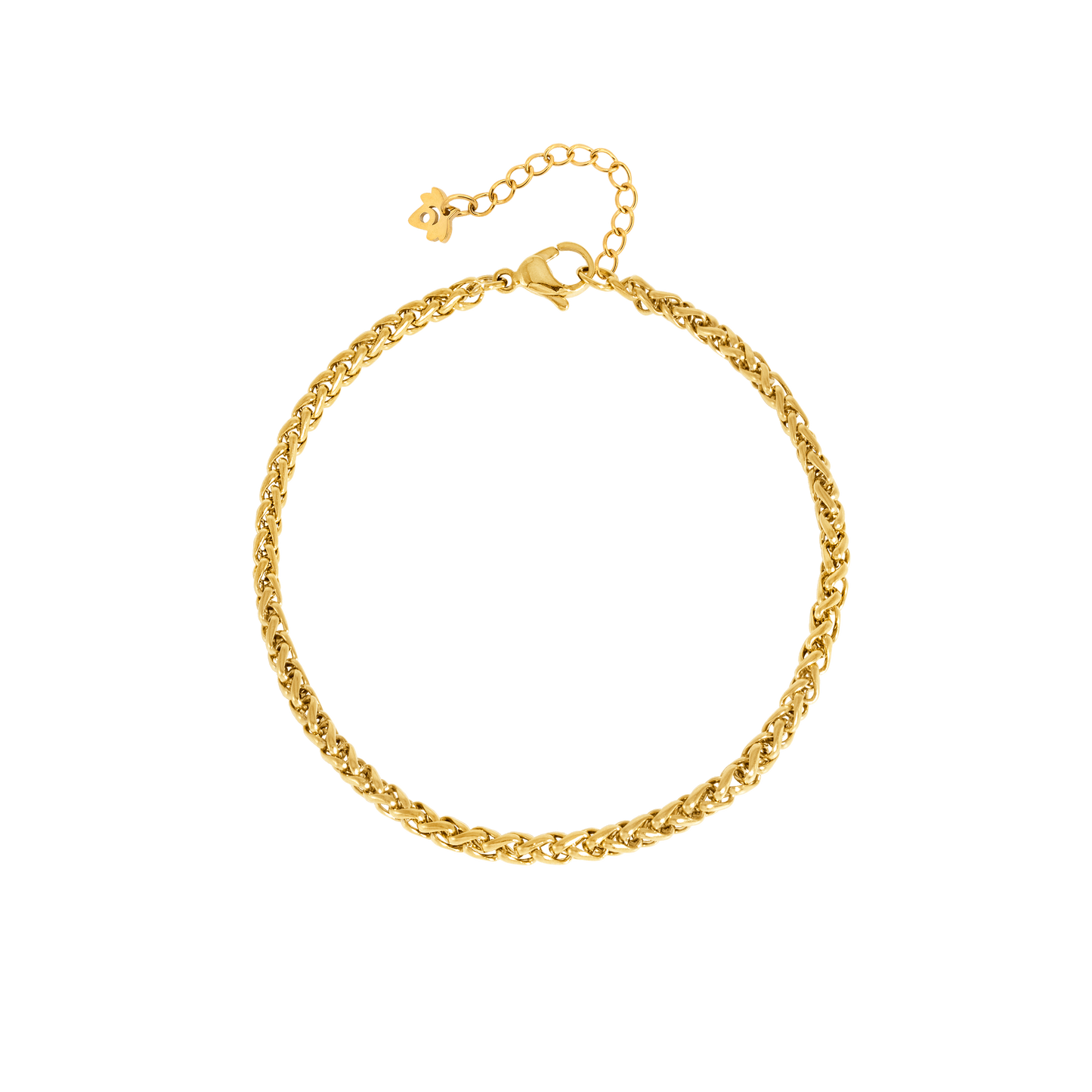 Braid Chain Bracelet Gold