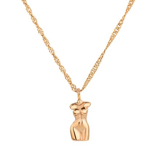 Love Your Body Necklace Rose Gold