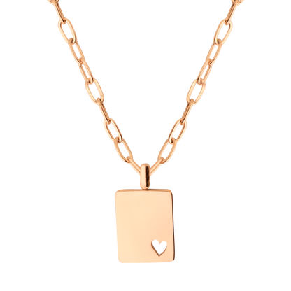 Little Lover Necklace Rose Gold
