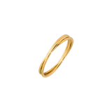 Tiny Trio Ring Gold