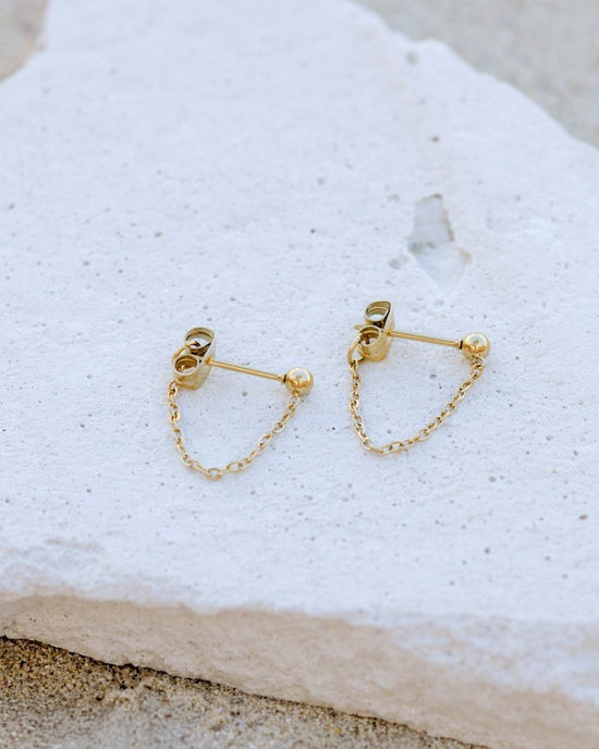 Chained Studs gold