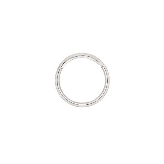 Basic Click Piercing Ring Silver