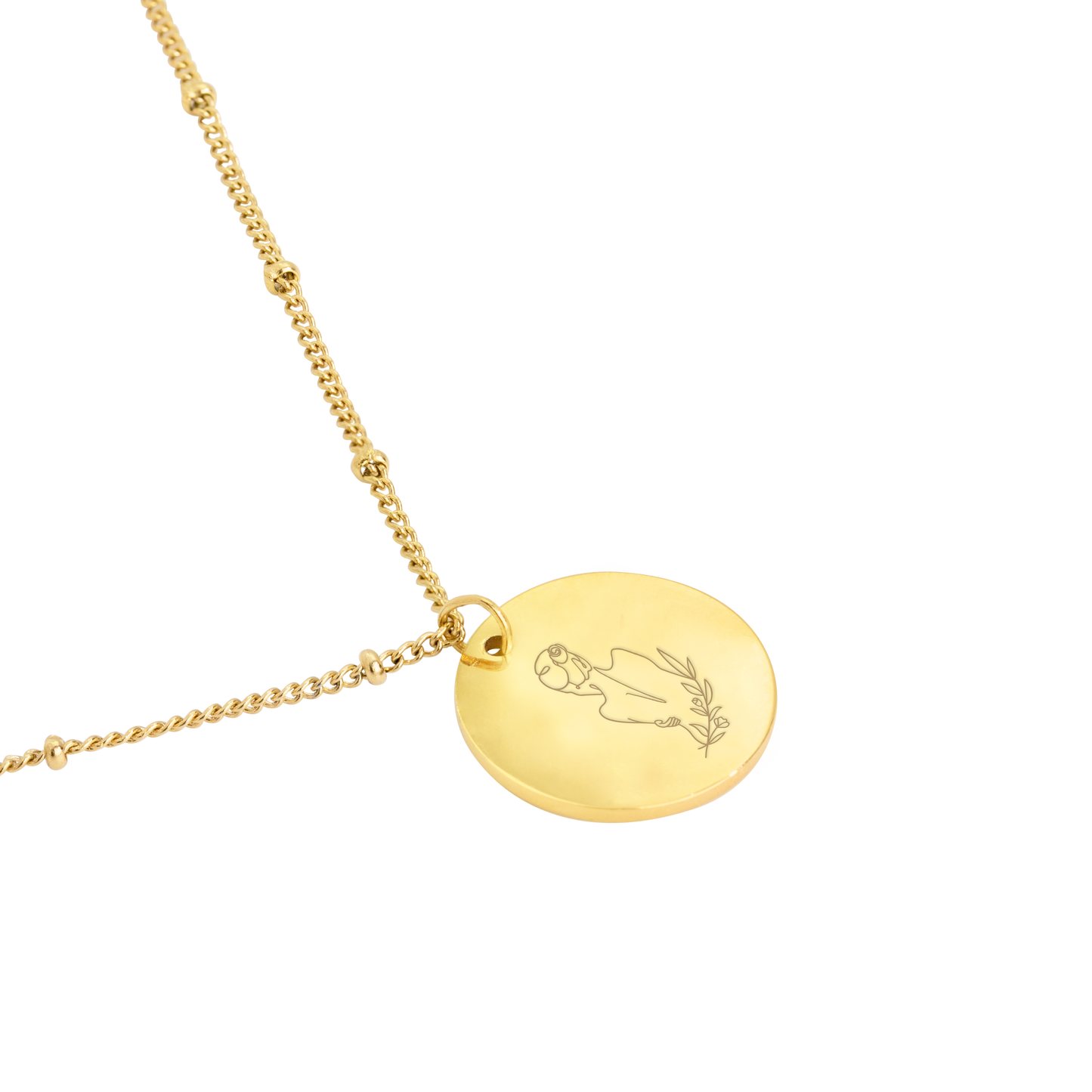 Bloom with grace Necklace Gold