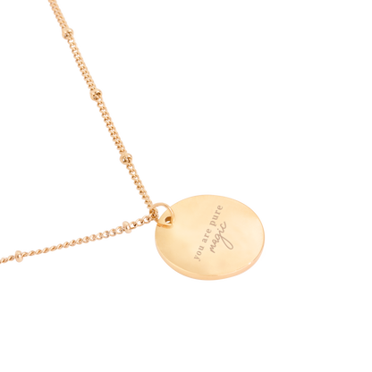 You are pure magic Necklace Rose Gold