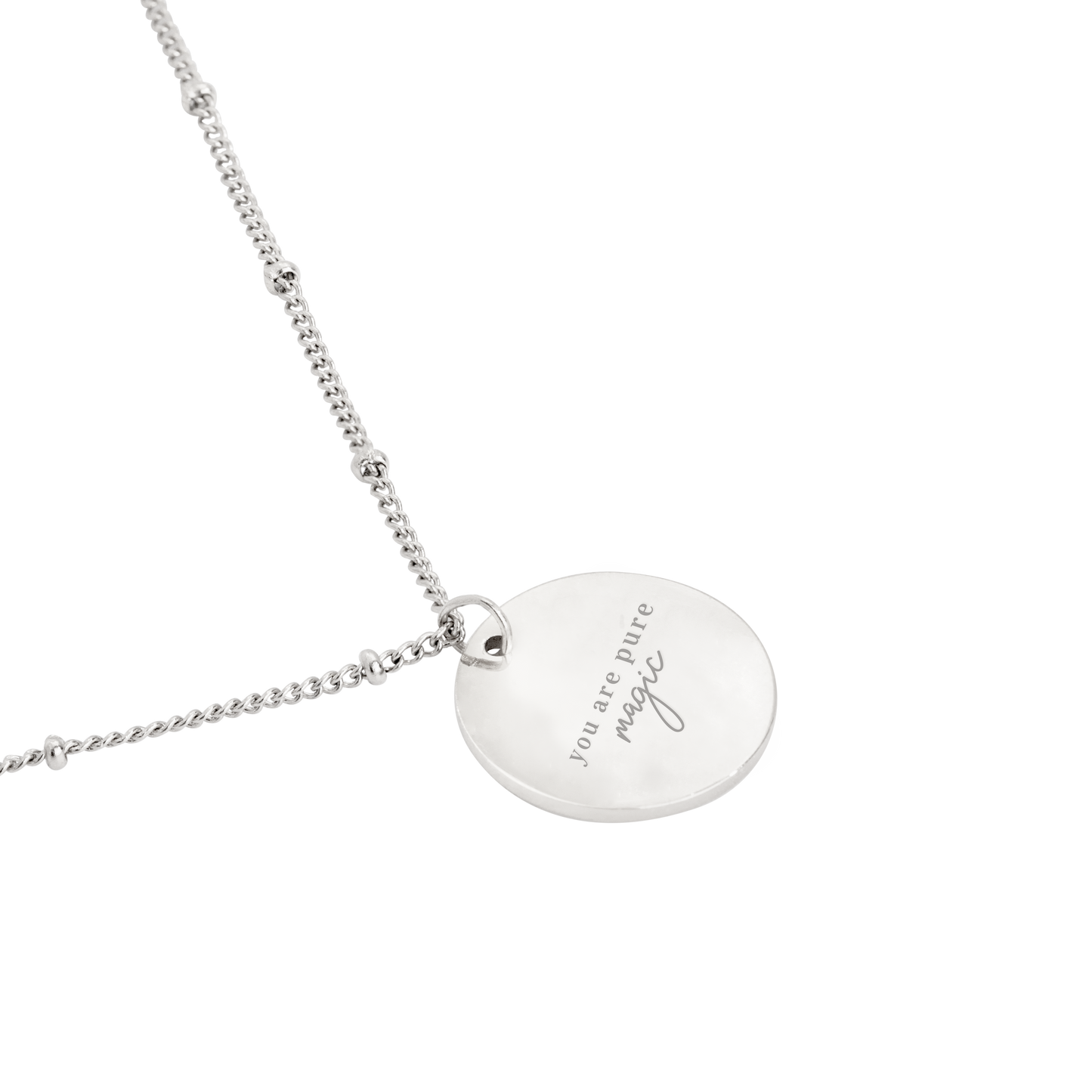 You are pure magic Necklace Silver
