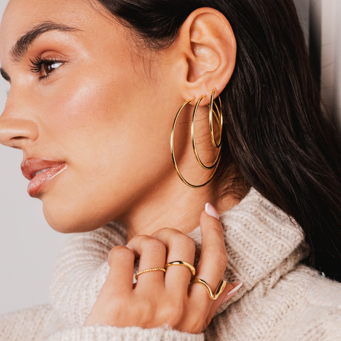 Super Maxi Hoops Gold