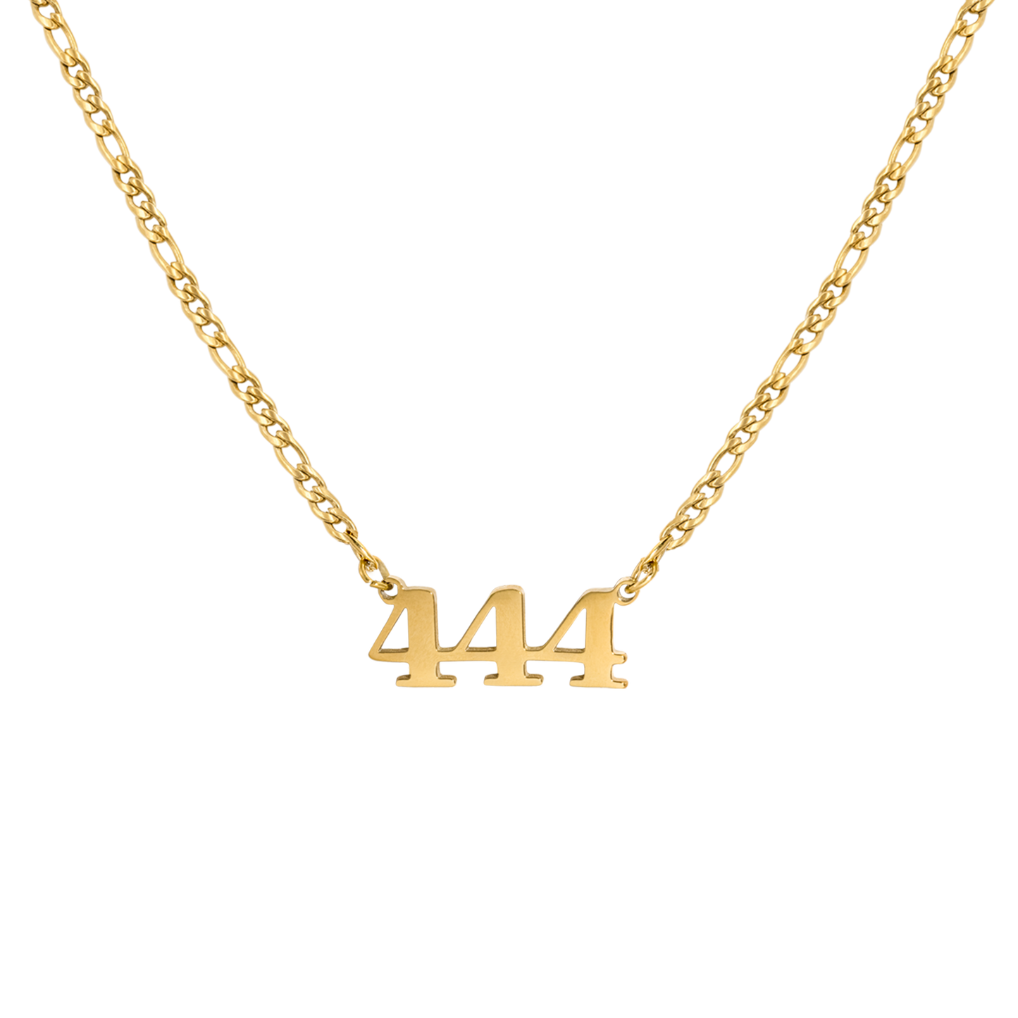 Angel Number Necklace Gold