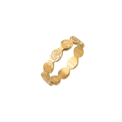 Beach Treasure Ring Gold