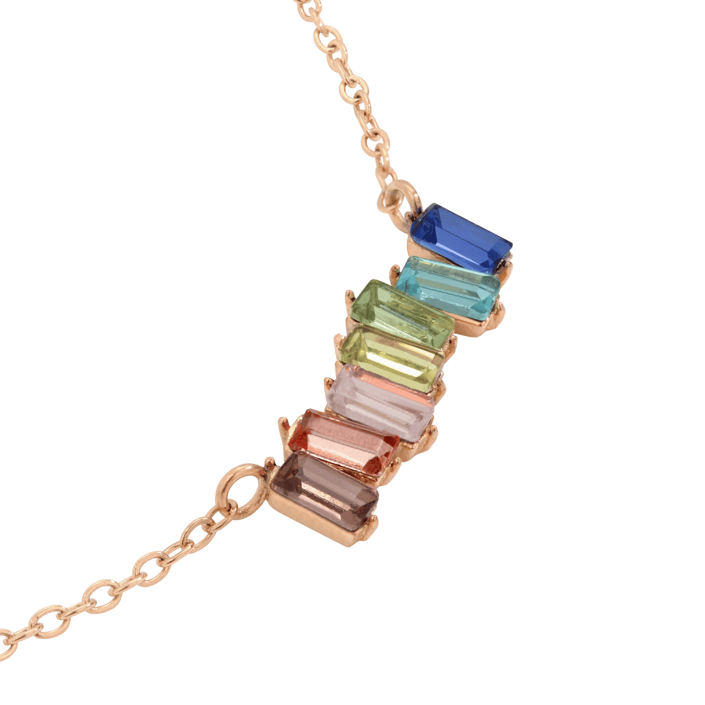 Candy Lane Necklace Rose Gold