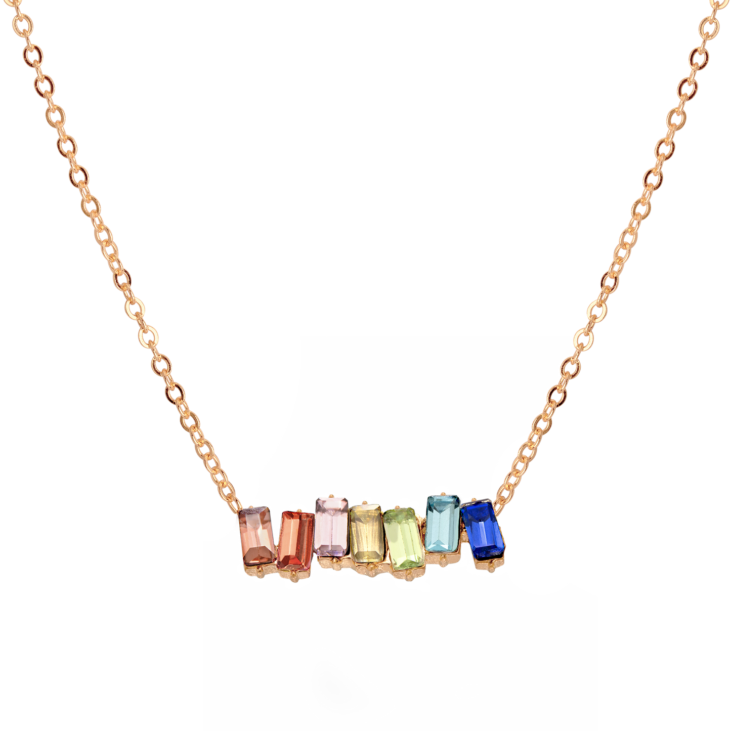 Candy Lane Necklace Rose Gold