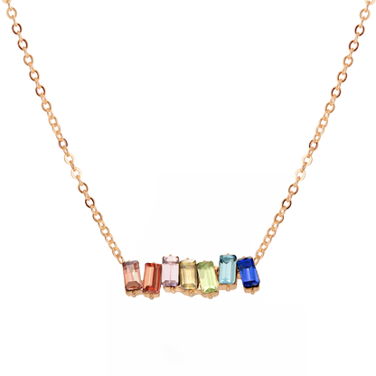 Candy Lane Necklace Rose Gold