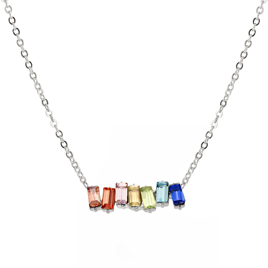 Candy Lane Necklace Silver