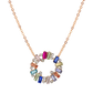 Rainbow Loop Necklace Rose Gold