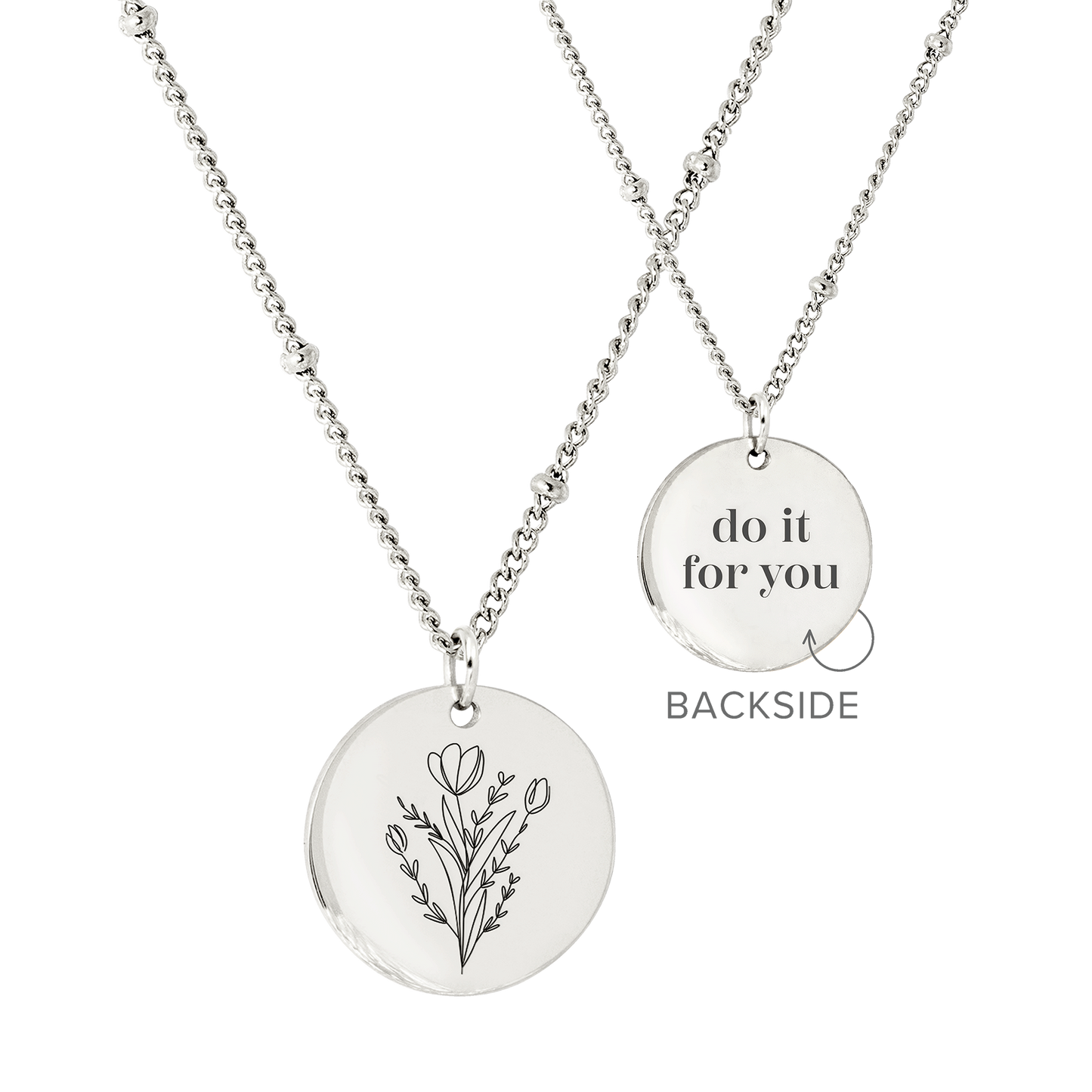 Do it for you Necklace Silver