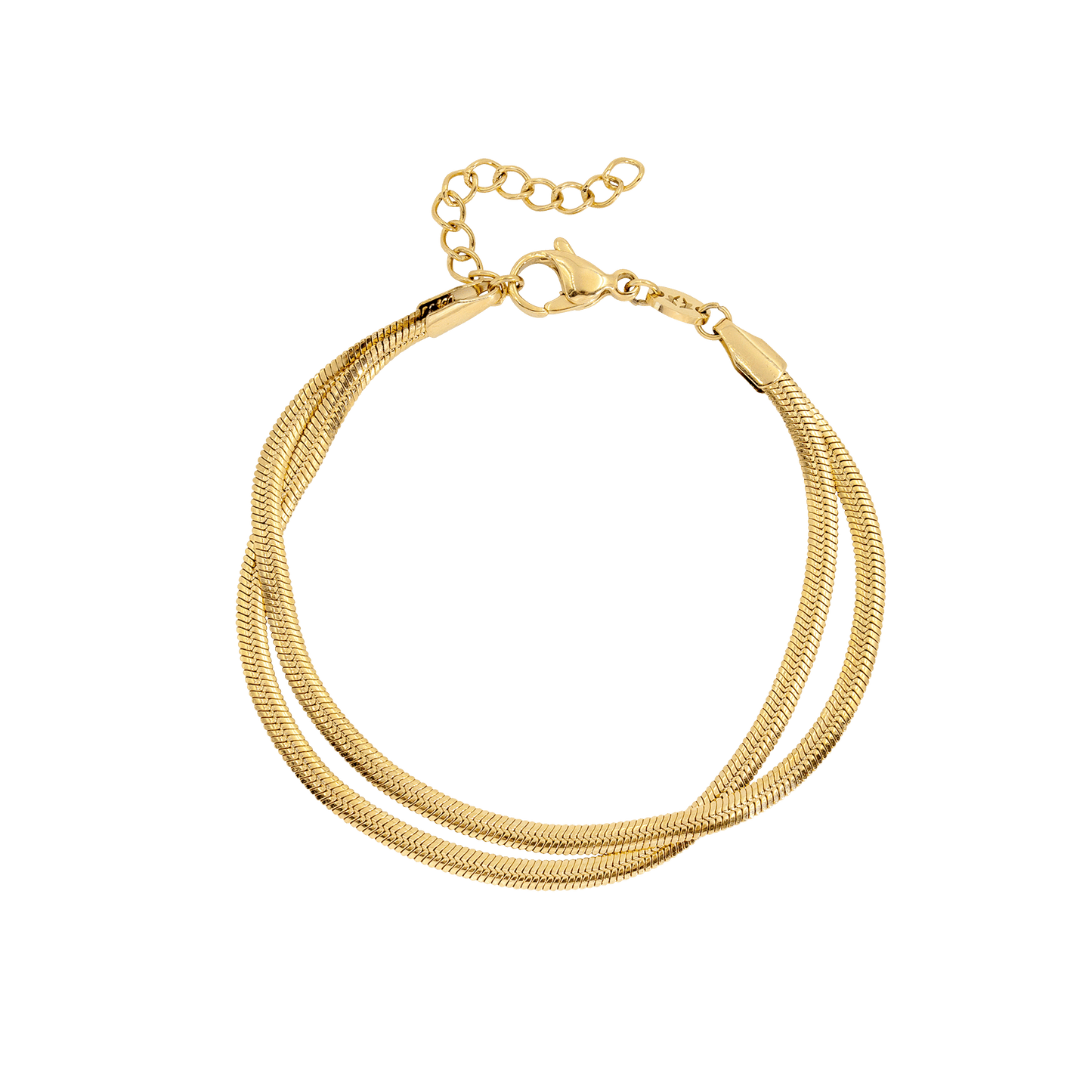 Duality Chain Bracelet Gold