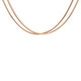 Duality Chain Necklace Rose Gold