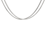 Duality Chain Necklace Silver