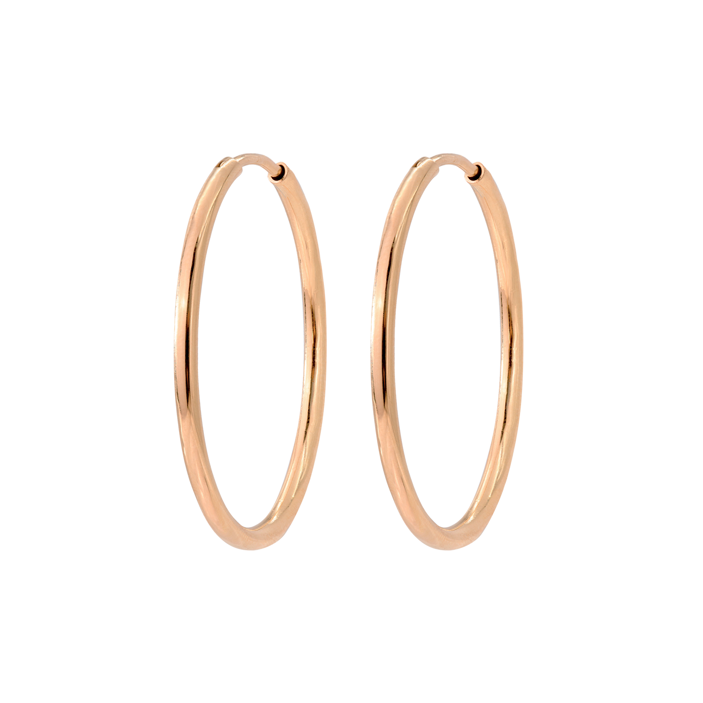 Extra Large Hoops Rose Gold