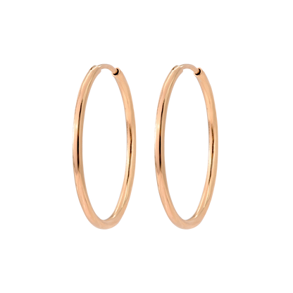 Extra Large Hoops Rose Gold