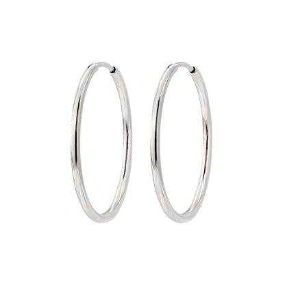 Extra Large Hoops Silver