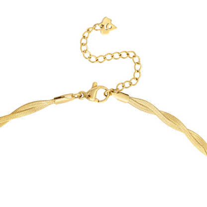 Flat Armour Choker Gold