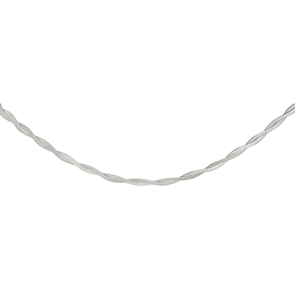 Flat Armour Choker Silver