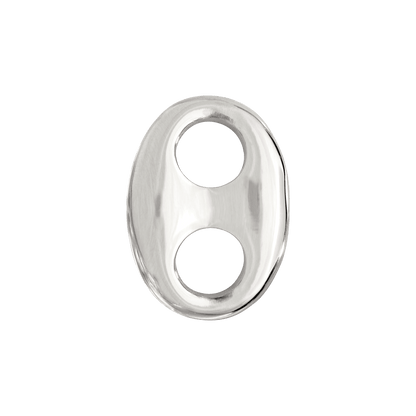 Chunky Gem Find Hoop Set Medium Silver