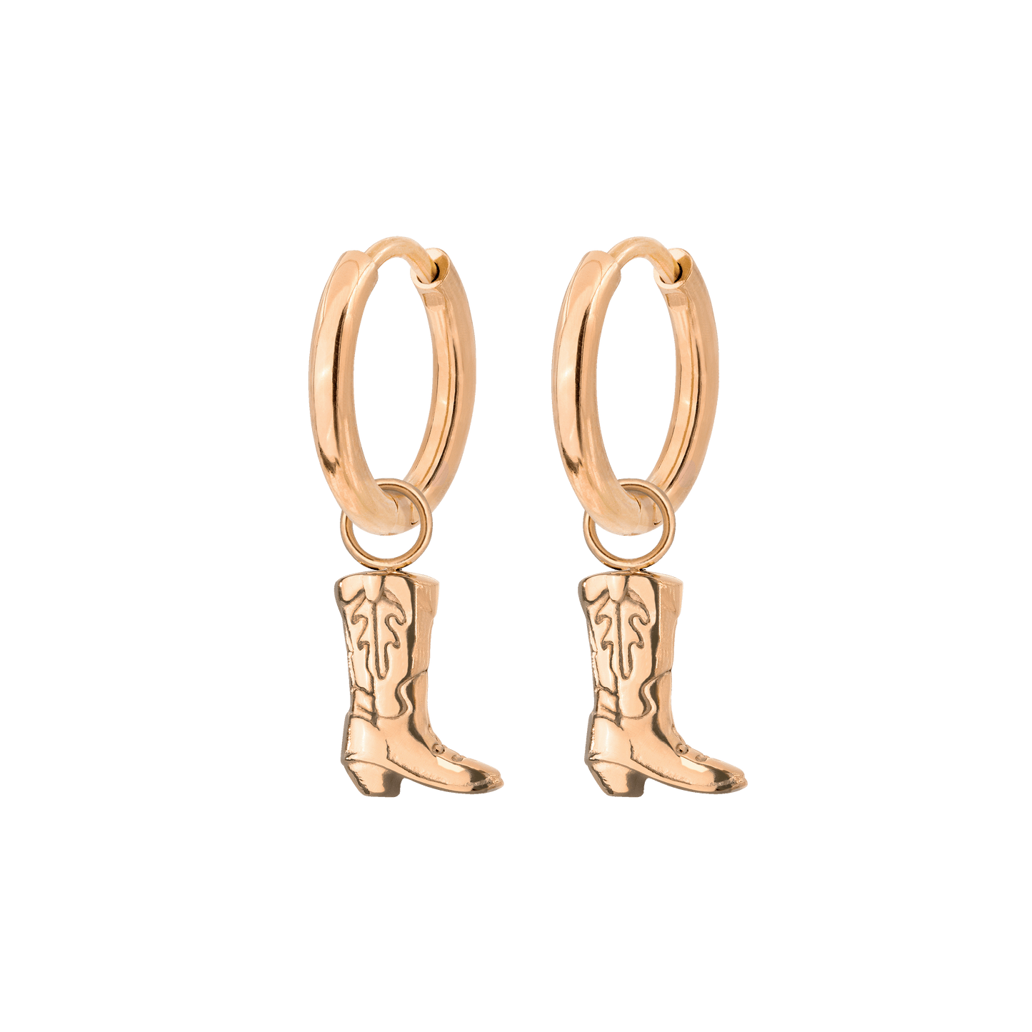 Howdy Hoop Set Small Rose Gold