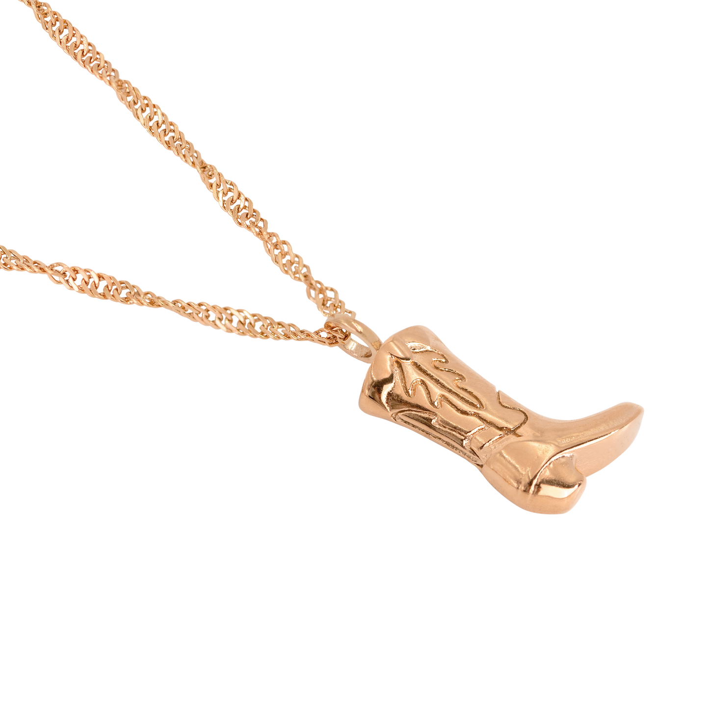 Howdy Necklace Rose Gold