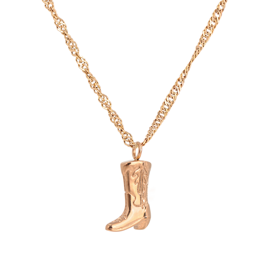 Howdy Necklace Rose Gold