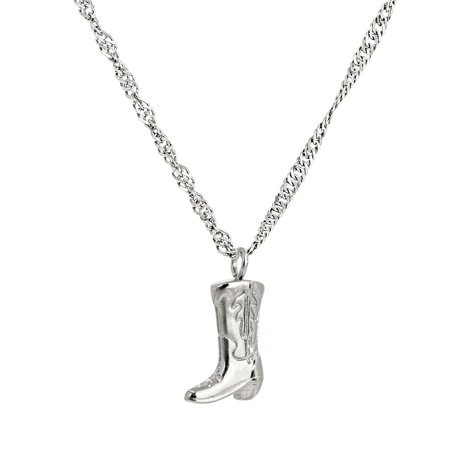 Howdy Necklace Silver