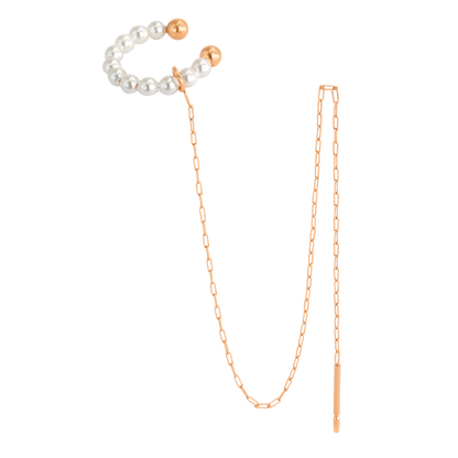 Krissis Special Pearl Ear Cuff Rose Gold