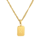 Letter Necklace Gold