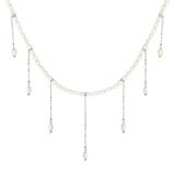 Lolas Love Pearl Power Necklace Silver