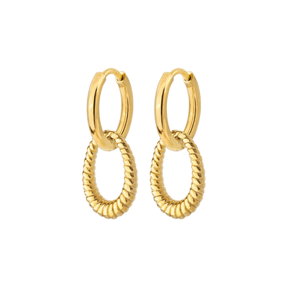 Oldie Goldy Hoop Set Small Gold