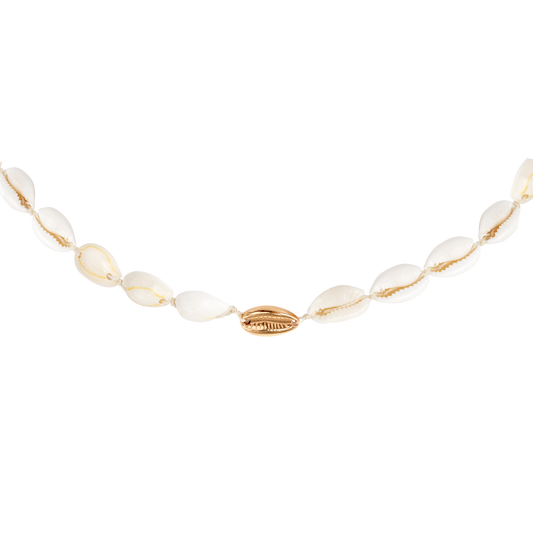 One in a Shell Choker Rose Gold