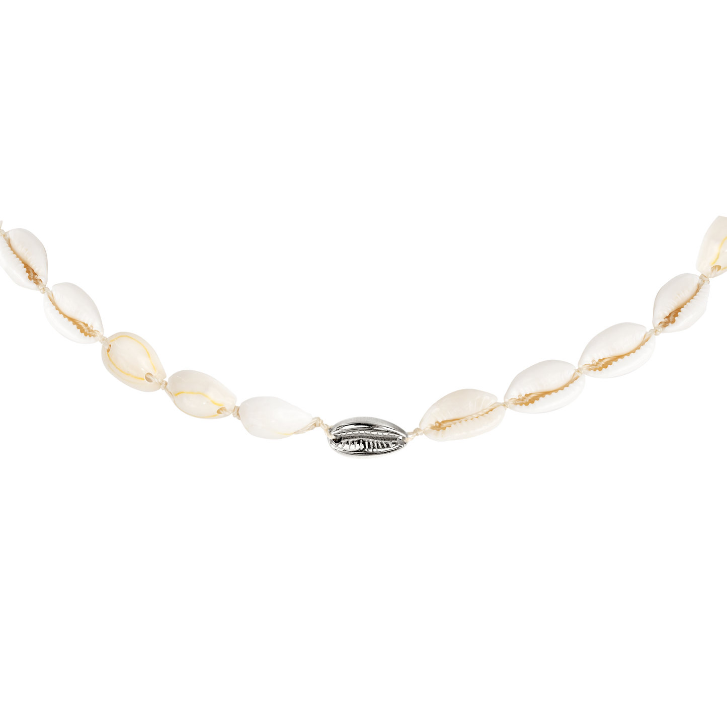 One in a Shell Choker Silver