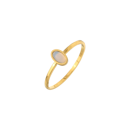 Oval Ring Gold