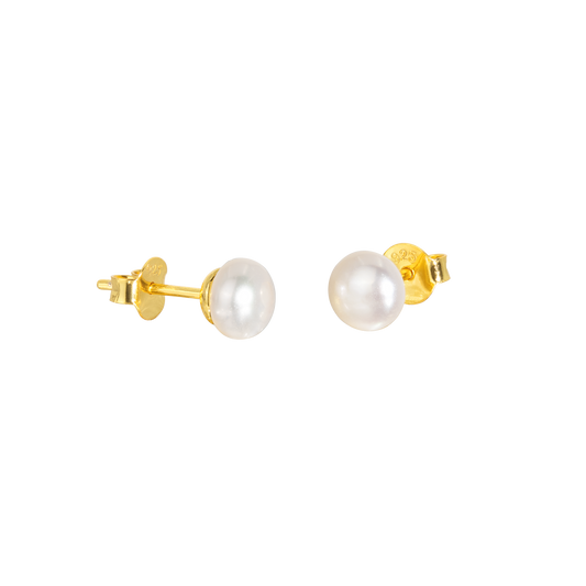 Pearly Studs Gold