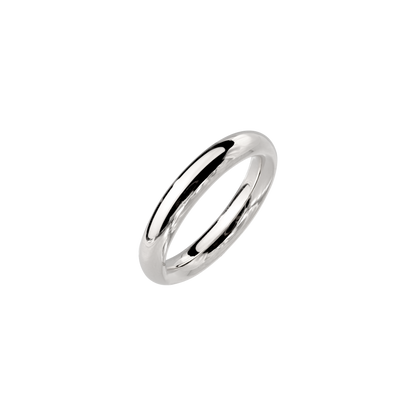 Retro Radiance Ring Silver