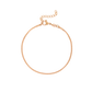 Round Snake Bracelet Rose Gold