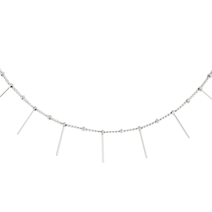 Sea Urchin Choker Silver