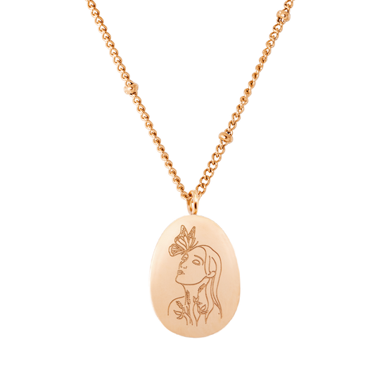 Tender Grace Necklace Rose Gold