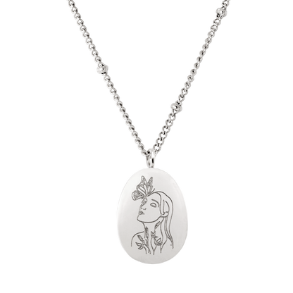 Tender Grace Necklace Silver